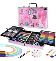 Valija Set  Kit Arte Maletin Para Pintar 145 Pz Dia Del Niño