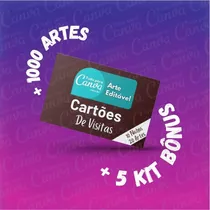 Artes Para Canva - Cartões De Visita +bônus+1000artes