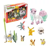 Set Figuras Pokemon Coleccionables Battle Día Del Niño 