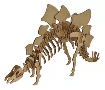Quebra Cabeça 3d Dinossauro Estegossauro Mdf
