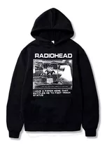 Blusa De Moletom Canguru Radiohead Banda Psicodelico Spin
