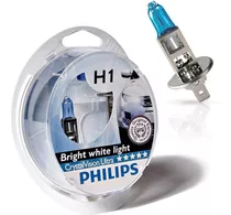 Juego De Lámparas Halógenas H1 Philips Crystal Vision Ultra