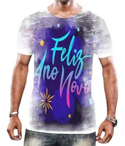 Camisa Camiseta Feliz Ano Novo Happy New Year 2022 Férias 7