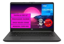 Laptop Portátil Hp Intel Celeron N4500 Ssd 256gb/ram 8gb/14