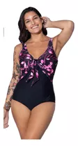 Malla Mujer Verano Enteriza C/soutien Estampado Bianca Mare 12792 Hasta Talle 9