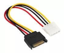 Cabo Sata Macho Para Ide Molex Fêmea P/ 4 Pinos + Nf-e