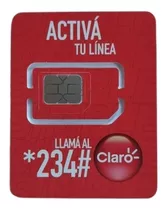 Chip Prepago Claro 4g 