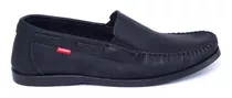 Zapatos Nauticos De Hombre Con Elastico Eco Cuero (lu/1550)