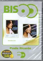 Cd + Dvd Paulo Ricardo Acoustic Live Duplo Lacrado Novo Raro