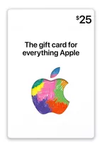 Tarjeta Gift Card Apple / Itunes 25 Usd ¡entrega Rápida!