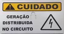 Placa Cuidado Geração Distribuída Circuito Fibra Vidro 10un