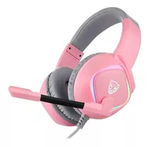 Headset Gamer Motospeed G750 Rosa Rgb