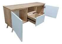 Mueble De Tv Rack Melamina Sobre Mdf 18mm