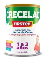 Leche De Fórmula En Polvo Dairy Manufacturers Crecelac Firstep Sabor Natural En Lata De 800g - 12 Meses A 3 Años