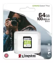 Tarjeta De Memoria Kingston Sds2-64gb  Canvas Select Plus 64gb