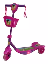 Patinete Analu Kids  Infantil Princesa  Rosa  Para Crianças