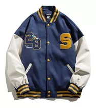 High Street Varsity Jackets - Parche Bordado Con Brújula Par