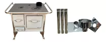 Cocina A Leña 3 Plts. Enlozada  72x46 / Incluye Kit Ins.