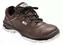 Zapato De Seguridad Ozono Plus Marron Linea Ombu Full