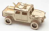 Vetor Brinquedo Jipe Jeep Hummer Laser Corte Mdf