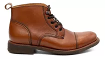 Bota Borcego Clásico Suela Vestir Hombre Cuero 303213