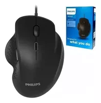 Mouse C/ Fio Philips Óptico Até 3200dpi - M444 / Spk7444