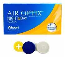 2 Caixas De Lente De Contato Air Optix Night & Day Aqua