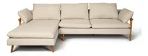 Sofa Seccional Cuba Izquierd Beige