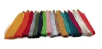 Motitas De Colores 4cm Borlas Pulseras Aretes 40 Piezas