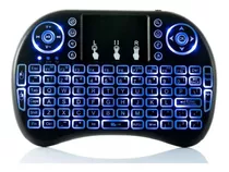 Mini Teclado Inalambrico Usb Mousepad Smart Tv Xbox Pc Color Del Teclado Negro Idioma Español Latinoamérica