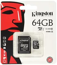 Memoria Micro Sd 64gb Kingston