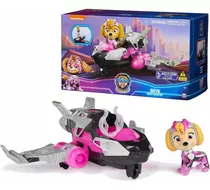 Paw Patrol The Mighty Pelicula Avión Con Luces Figura Skye