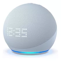 Amazon Echo Dot 5th Gen With Clock Con Asistente Virtual Alexa, Pantalla Integrada Color Blue 110v/240v