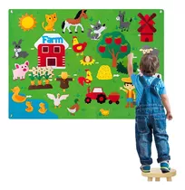 Mural Criativo Montessori Criatividade E Imaginação Fazenda