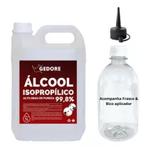 Alcool Isopropilico Puro 100% Limpador Uso Geral 5l + Frasco