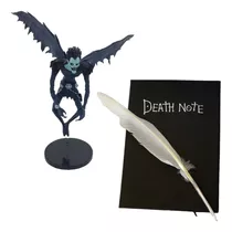 Libreta Death Note Anime Con Pluma Bolígrafo + Figura Ryuk