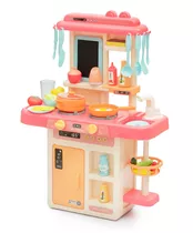 Cozinha Infantil Brinquedo Com Água Luz Som Fumaça Peças 42