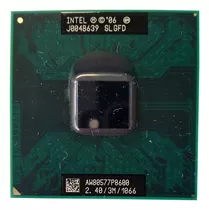 Procesador Intel Core 2 Duo P8600 Cpu 3m/2,40 Ghz/1066mhz P