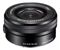 Lente Sony E Pz 16-50mm F/3.5-5.6 Oss E-mount (selp1650) Cor Preto