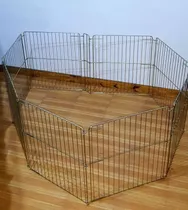 Corral Jaula Perros Cachorro 8 Paños 110cm Alto X70 Cm Canil