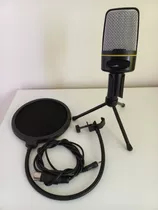 Microfone Oem Sf-920 Condensador Omnidirecional +pop Filter