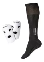 Medias Largas Antideslizantes Canilleras Futbol Fox Socks®