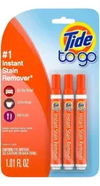 Tide To Go Caneta Tira Manchas Limpa Instantâneo 3 Unidades 