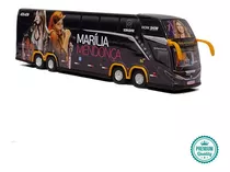 Miniatura Ônibus Marília Mendonça G8 4 Eixos 30cm