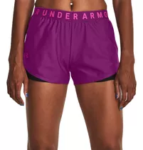 Short Mujer Under Armour Play Up Violeta On Sports