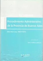 Procedimiento Administrativo Pcia Bs As Ley Comenta Barraza