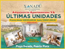 Venta Aptos En Playa Dorada En Proyecto Xanadu Casi Listos, De 1 Y 3 Habs.