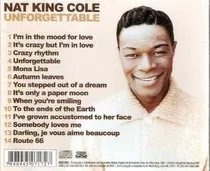 Cd Nat King Cole - Unforgettable Versão Do Álbum Edição Limitada