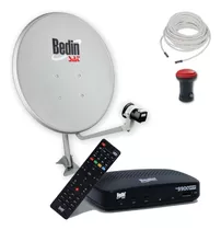 Kit Antena Parabólica Digital 60cm C/ Receptor Sat Hd Bs9900