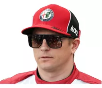 Gorra Kimi Raikkonen Alfa Romeo F1 Visera Plana Genuina